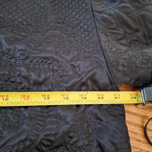 Victoria's Secret Collection 100% Silk Japanese Style Floral Quilted Jacket S - Picture 13 of 13